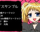 ナレーション・キャラクターボイスご提供します 【宅録経験あり】元俳優が声で作品制作をお手伝い！ イメージ2