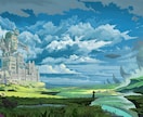 背景風景イラストを作成します ファンタジーの世界観をお作りします イメージ1