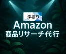 深堀り Amazon 商品リサーチ代行します EC歴が長く、浅いリサーチでは物足りないと感じる方へ イメージ1