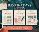 LP構成+Canvaデザインを一括作成します 質問に答えるだけで、LPが完成する最短ルート イメージ2