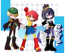 ビビっと！ポップなデフォルメイラスト描きます キャッチーなイラスト／動画配信などにも◎ イメージ6