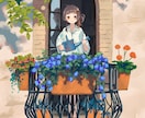 アナログ感のあるイラストお描きします きれいな色合いのあたたかい絵を目指しています イメージ4