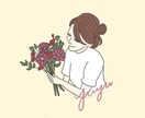 アイコン映え◎オシャレで盛れる似顔絵描きます 「あなたらしい魅力」を表現、世界に一つだけのイラスト イメージ9