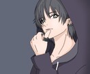 オリジナル(バストアップ)イラスト描きます SNSのアイコン、キャス、spoonの背景など イメージ4