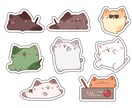 うちの子描きます 猫ちゃん限定であなたの飼っている猫ちゃんのイラスト描きます イメージ3