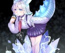 SNSアイコン/TRPGで使えるイラスト承ります 天使や獣人等を可愛いタッチで描きます！ミニキャラも可 イメージ3