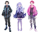 商用料込み⭐︎IRIAM等で使える立ち絵描きます 元アニメーターが制作！SD・ロゴが揃うデビュー応援セットあり イメージ4