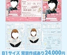 Vtuber、アイドルなど可愛い応援広告を作ります SNSの告知画像付き！一緒に記念日を盛り上げましょう！ イメージ4