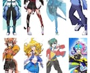 ご希望・予算に合わせて立ち絵やSDイラスト描きます 用途・点数・ご予算に応じて内容をご提案します イメージ1