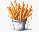 商用利用可能な食べ物の水彩画イラスト描きます 温かみのあるイラストで美味しさを届けます イメージ6