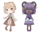 かわいいSDキャラクターを描きます SNSやグッズ、サムネに使えるSDキャラクターをお届け！！ イメージ4