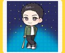 似顔絵可◎かわいく親しみやすいミニキャラを描きます キービジュアル・グッズ・アクキー・動画用・アイコンにおすすめ イメージ8
