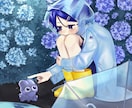 かわいくて雰囲気のある一枚絵を描きます 商用利用OK！ご満足頂ける用に全力で描かせていただきます！ イメージ2