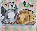 天使の一枚！ペットちゃん用似顔絵描きます 家族の一員、かわいいペットちゃんの似顔絵をお届けいたします イメージ5