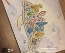心温まる水彩アートを描きます 動物×自然、不思議な世界のアートを日常に。 イメージ2