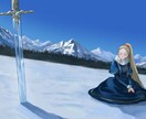 綺麗で目を引くイラスト制作します 商用利用可能！アイコン・動画サムネイル・キャラクターデザイン イメージ2