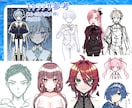 好みに合わせた一枚イラストをお描きいたします 活動用、立ち絵、キャラデザ、動画、グッズ化なんでも対応！ イメージ8