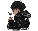 SNS映え⚡ストリート風イラストアイコン描きます SNS、ゲームでのシンプルなカッコいいデザイン イメージ1