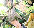 実績作り中　光と躍動感でキャラを最高に輝かせます アイコン・サムネ・MV等　迫力のあるイラストをお求めの方に！ イメージ10