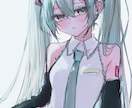 厚塗りで透明感のある可愛いイラスト制作します 商用利用込み◎ VTuber・配信者向け／サムネ・1枚絵対応 イメージ4