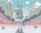 MV用1枚絵イラスト制作します ・ボカロPなど音楽活動においてMV用の1枚絵が必要な方へ イメージ3