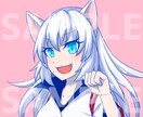 SNSアイコン用イラストを制作します オリジナルキャラのアイコンイラスト描きます イメージ1