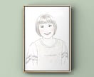 ご家族の似顔絵を優しい水彩タッチでお描きします 今だけの可愛さを残しませんか？プレゼントにも♡※データお渡し イメージ2