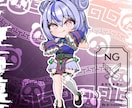 量産ちびキャラ【チャイナ】を描きます Vtuber / Vライバーさんに大人気の量産シリーズです！ イメージ2