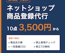ネットショップの商品登録を10点から代行します 検索に強い商品名案とモール規約チェックを標準で無料 イメージ1