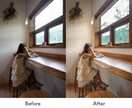光と色を活かし、雰囲気のあるレタッチをします 子ども・家族写真を一枚ずつ丁寧に仕上げます イメージ6