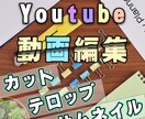 youtubeの動画編集やります プレゼン経験多数！魅せる動画編集承ります！ イメージ1