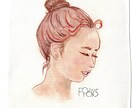 似顔絵オーダー承ります 卒業式の思い出をプレゼント！気軽に画像で送れます。 イメージ2