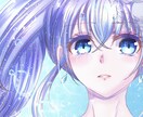 ツヤのある瞳と髪が目を引く女の子アイコン描きます 得意分野の塗りに力を入れたSNS映えするアイコン描きます！ イメージ2