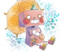 不思議な雰囲気のキャラクターをデザインします モチーフを組み込んでオリジナルキャラクターを作る イメージ2