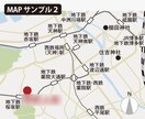 分かりやすい地図を作成いたします GoogleMAPを元に分かりやすい地図を作成いたします。 イメージ2