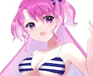 ソロの女の子の一枚絵を制作します 可愛い女の子のイラスト製作します！納期は２週間以内です！ イメージ1