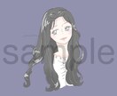 かわいい女の子を描きます SNSのアイコンなどにどうですか イメージ6