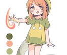 かわいい系のキャクターイラストを描きます アイコンや立ち絵などご自由にお使い下さい。 イメージ3