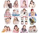似顔絵シールをビックリマンシールサイズで描きます 初心者も安心｜細やかなヒアリング｜なんでもご質問ください！！ イメージ8