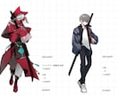 キャラクター立ち絵描きます 少女〜成人男性まで、イラストを描かせていただきます イメージ5