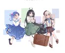 立ち絵を描きます 女性や少年少女キャラが得意です イメージ6