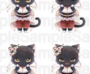 着替えができるきらふわぬいぐるみ風イラスト描きます 柔らか＋キラキラタッチでつい愛でたくなるぬい風イラストです︎ イメージ9