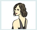 シンプル・おしゃれな似顔絵であなたの魅力を伝えます 【5名様限定価格】SNSや名刺などに！似顔絵で好印象に！ イメージ6