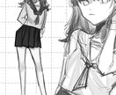 可愛らしい絵柄で描きます TRPGで使用されるキャラクター制作を行います！ イメージ6
