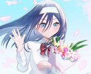 かわいい透明感のあるイラスト制作いたします 最短7日以内の迅速納品  | 丁寧に対応いたします。 イメージ3