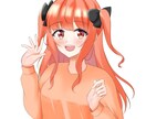 可愛い女の子のアイコン描きます あなたのご希望のアイコン描きます イメージ2