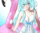 修正何度でも！可愛いイラストをお届けします 1枚絵・ミニキャラ・立ち絵・アイコンなども対応可◎ イメージ2