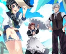 SNS・TRPG用等のイラストを彩り豊かに描きます ペア・夢絵可！ 創作・動画・TRPG用等ご希望のキャラを描画 イメージ6