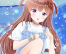 萌えイラストを丁寧に仕上げます 透明感のある色彩で世界観を表現します イメージ1