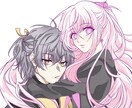 綺麗で可愛いイラストお描きします SNS等アイコン、ヘッダー、歌ってみた、サムネなど承ります！ イメージ1
